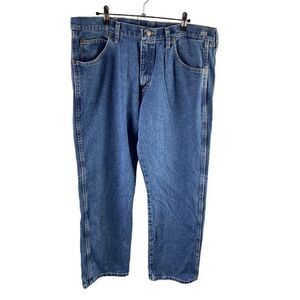 Wrangler Straight Jeans 36x32 Men’s Blue Pre-Owned [#3520]